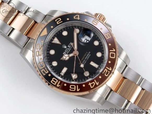 MiroTime 0206 GMT-Master II 126711 CHNR ARF 1:1 Best Edition Black Dial on RG SS Bracelet VR3285 CHS WeatherProof 1661